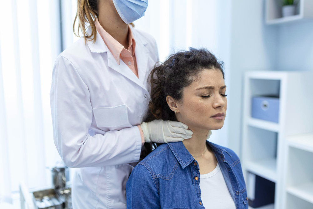 Common neck conditions including cervical disc disorders nerve irritation muscle strain and whiplash